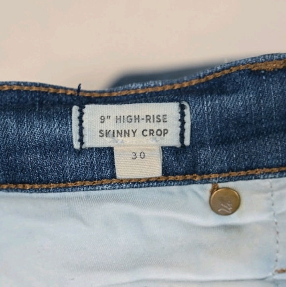 MADEWELL Jeans Womens 30 High Rise Skinny Crop City Preppy Distressed Belt Loops - Picture 11 of 12